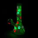 10" 3D Glow in the Dark My Pet Design Glass Bong