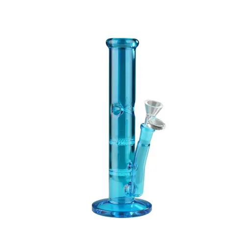10" Day Glow Straight Tube - Blue