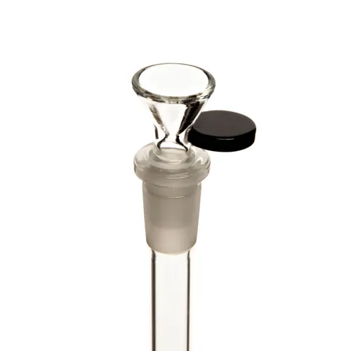 14mm Cone Bowl Piece with Paddle - Clear