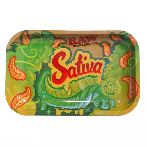 RAW Metal “Sativa” Rolling Tray