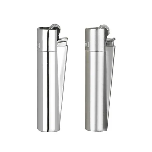 Metal Clipper Lighter - Silver