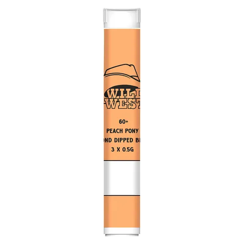 60+ Peach Pony Diamond Dipped Blunts