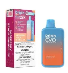 Envi Drip'n EVO 28K Disposables- Raspberry Peach Mango