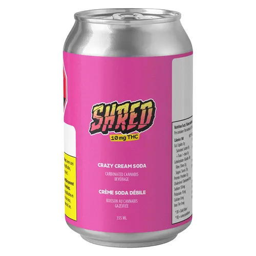 SHRED - Crazy Cream Soda - Crazy Cream Soda 355ml Beverages SHRED - Crazy Cream Soda - Crazy Cream Soda 355ml Beverages