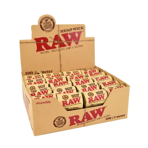 RAW Hemp WIck - 10 ft