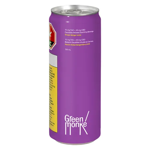 Green Monké - Grape Ginger Lime - Hybrid - 350ml Green Monké - Grape Ginger Lime - Hybrid - 350ml
