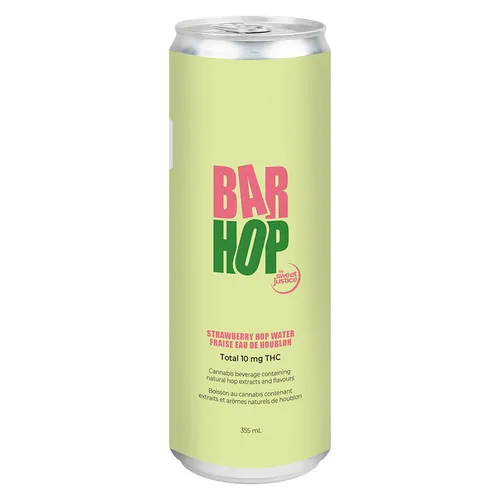 BarHop - Strawberry HopWater 355ML BarHop - Strawberry HopWater 355ML