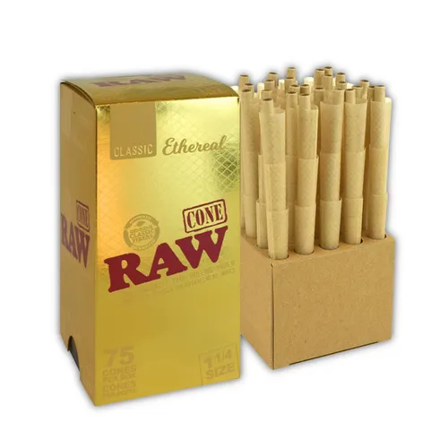 RAW Ethereal Cones - 1-¼" (75 Pack)
