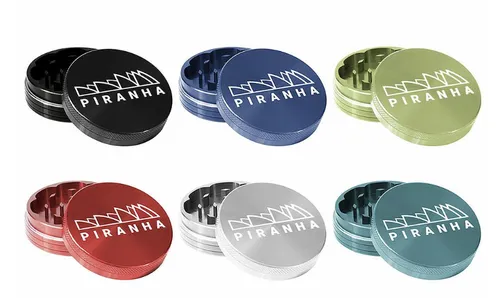 Piranha Grinder - 2 Piece 3" (Any Colour)