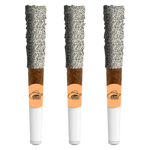 Wild West - 60+ Peach Pony Diamond Dipped Blunts - Hybrid - 3x0.5g Wild West - 60+ Peach Pony Diamond Dipped Blunts - Hybrid - 3x0.5g
