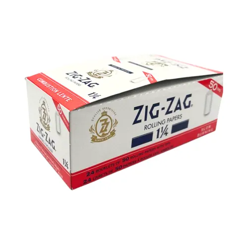 Zig Zag - 1 1/4 Rolling Paper + Tips - 50 Tips