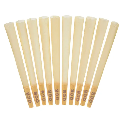 OCB Virgin Unbleached Cones KS 10 pack Rolling Papers, Cones and Filters