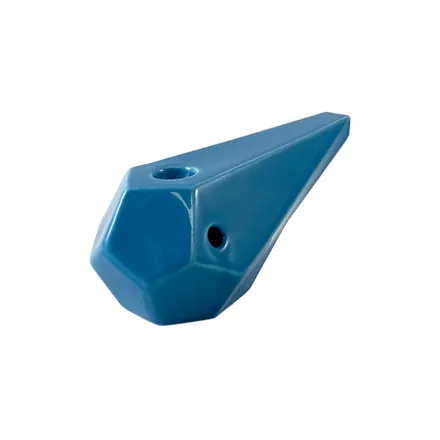 Sky Blue Prism Ceramic Pipe by BRNT
