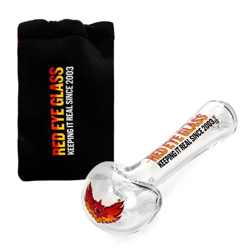 Red Eye Glass 4.5" Classic Since 2003 Hand Pipe