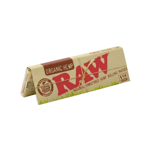 Raw Organic Hemp Rolling Papers 1 1/4