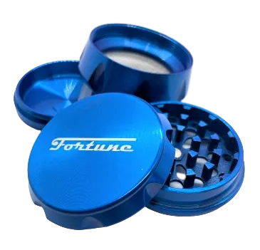 Medium Fortune 4-Piece Grinder - Medium Fortune 4-Piece Grinder - Blue