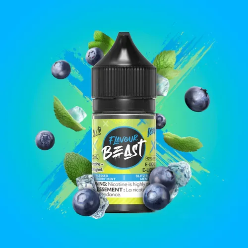 FLAVOUR BEAST E-Liquid- Blessed Blueberry Mint Iced  10mg/30mL