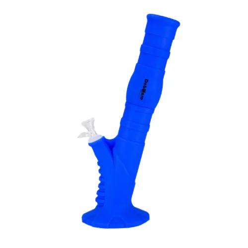Dabware | 14" Silicone Bong Platinum Straight Shooter
