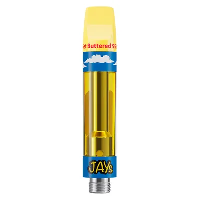 High Potency 95+ 510 Thread Cartridge Get Buttered
