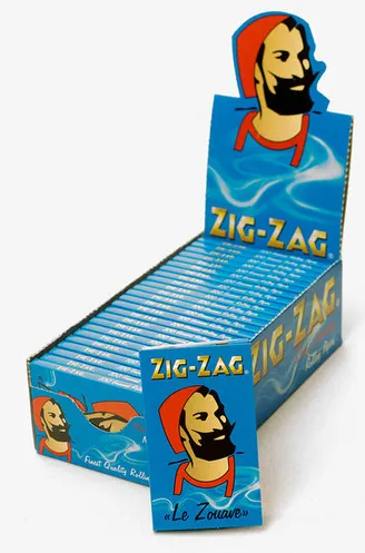 Zig-Zag - Slow Burning Blue Rolling Papers - 1 1/4