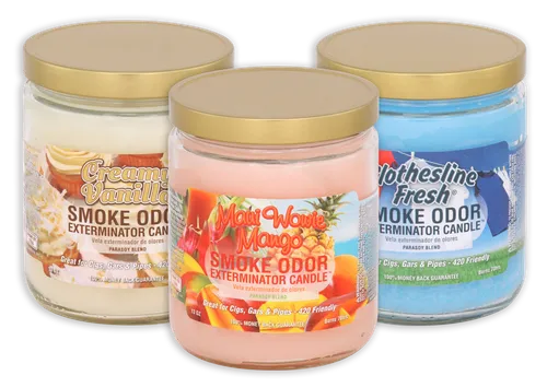 Smoke Odor Candle 13oz (Any Scent)
