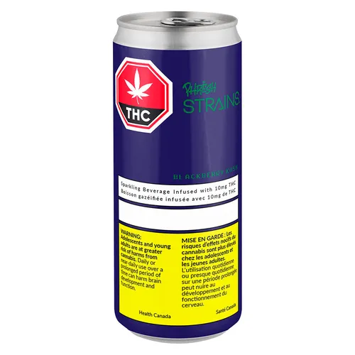PHRESH STRAINS - Blackberry Kush Sparkling Water - 355ml